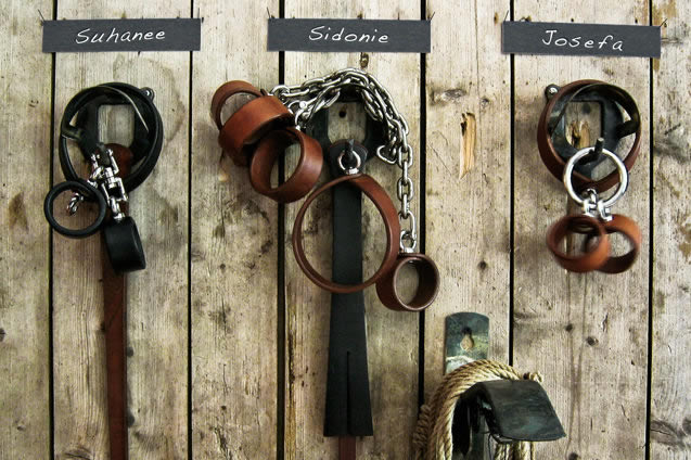 Handfesseln Halsreifen Ketten Paddle Fussfesseln Handschellen